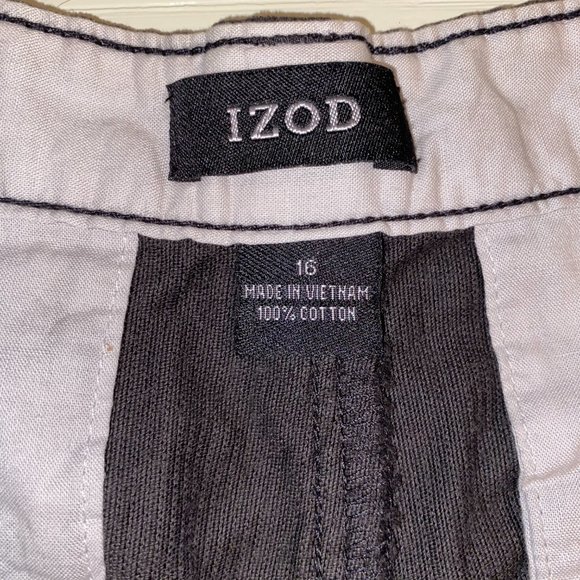 Izod Black Corduroy Pants - Picture 3 of 9